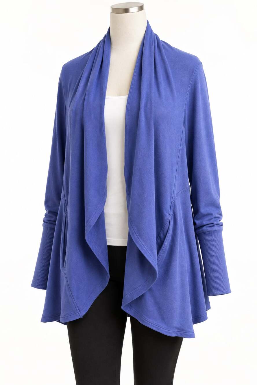 Lululemon To & Flow Wrap, Mod Iris purple, size 6 Hoodie Purple Cotton Blend Pul